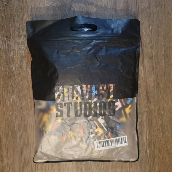 New Bravest Studios Mesh Shorts designer ispired multicolor Gunner Print XL - Picture 4 of 14